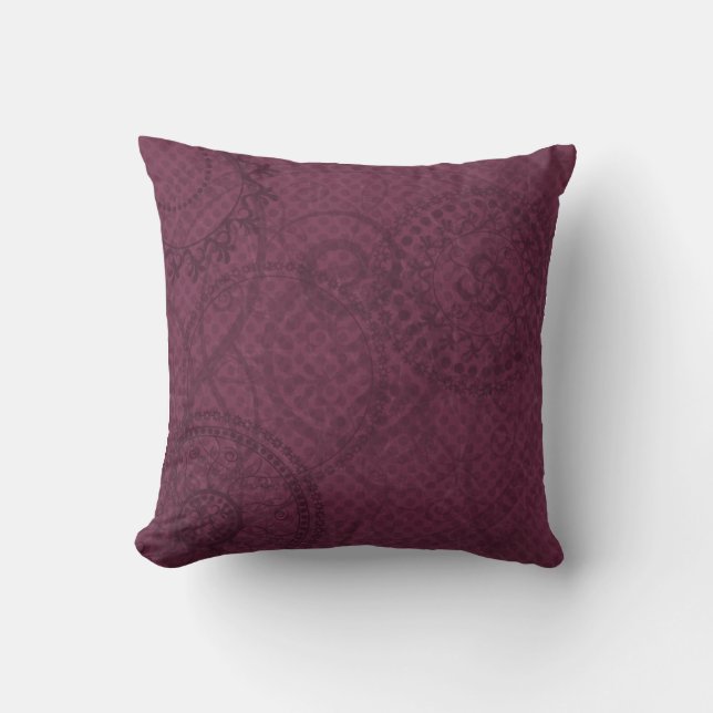 Almofada Travesseiro Vintage Purple MOJO (Frente)