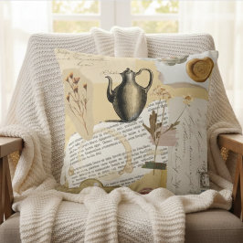 Almofada Travesseiro Vitoriano Vintage Stickers