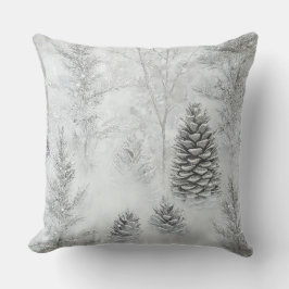 Almofada Travesseiro Wonderland de inverno com Pincel Suave