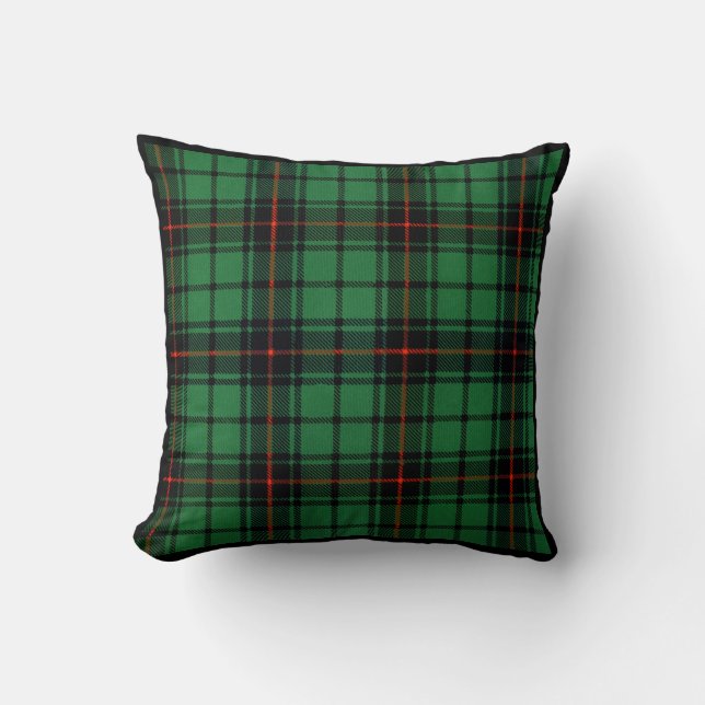 Almofada Travesseiro Xadrez Davidson Tartan (Frente)