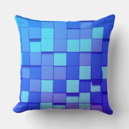 Almofada Travesseiros azuis decorativos modernos