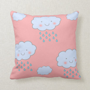 Almofada Travesseiros bonitos da nuvem dos desenhos