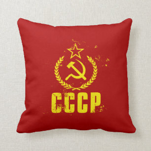 Almofada Travesseiros comunistas usados da bandeira de CCCP