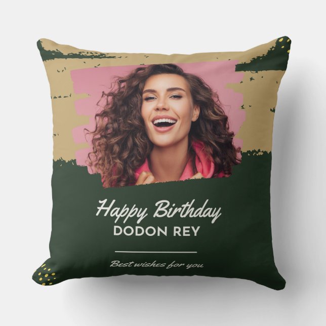 Almofada travesseiros de aniversário (Frente)