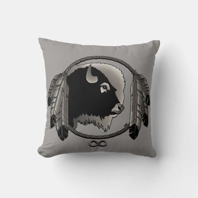 Almofada Travesseiros de arte nativa personalizados do Trav (Frente)