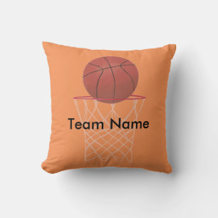 Almofada Travesseiros de Basquete Personalizados de Nome da