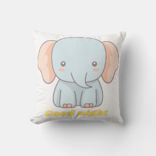 Almofada Travesseiros de Elefante Bebê Fofo