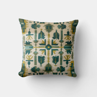 Almofada Travesseiros de Kilim Verde - Uma Mistura de Persa