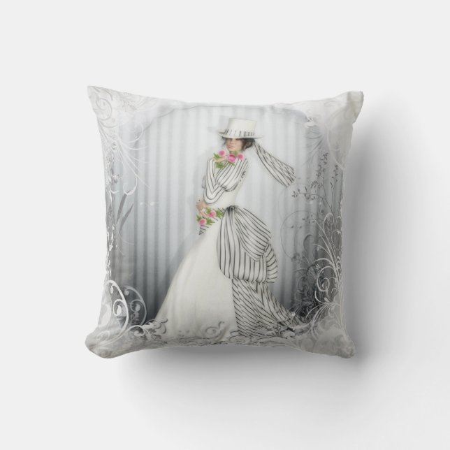 Almofada Travesseiros de MoJo do americano do rosa do (Frente)