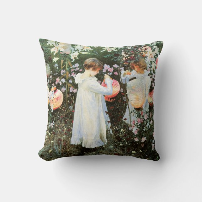 Almofada Travesseiros de MoJo do americano do rosa do lírio (Frente)