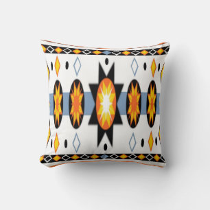 Almofada Travesseiros de padrão solar nativos americanos