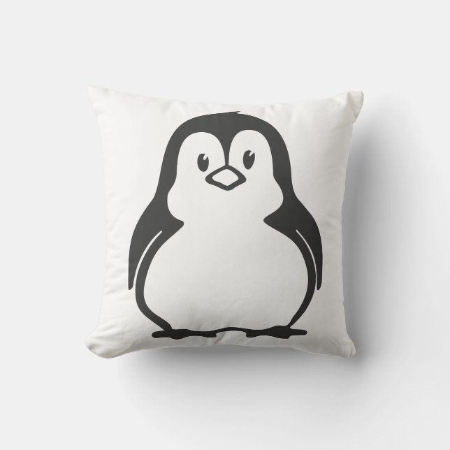 ALMOFADA TRAVESSEIROS DE PENGUIM (Frente)