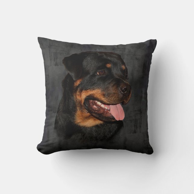 Almofada Travesseiros de Rottweiler (Frente)