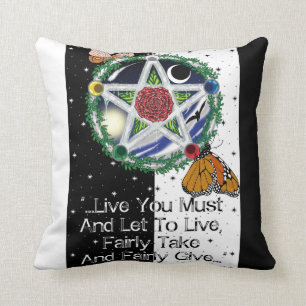Almofada Travesseiros de Wiccan Rede