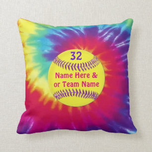 Almofada Travesseiros decorativos bonitos do softball da