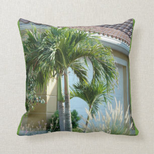 Almofada Travesseiros decorativos da grama das palmeiras