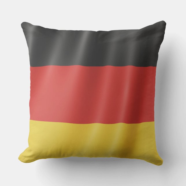 Almofada Travesseiros decorativos de bandeira alemães (Frente)