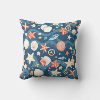 Almofada Travesseiros decorativos de evacuação costeira - c