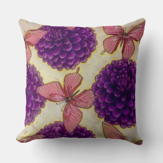 Almofada Travesseiros decorativos de Flor de Borboleta por