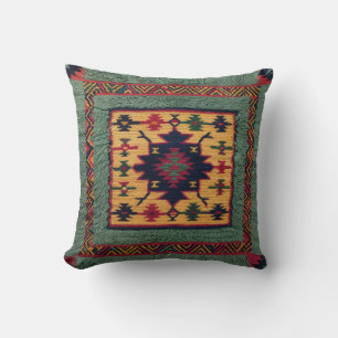 Almofada Travesseiros decorativos de Kilim Verde: Um Equilí