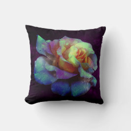 Almofada Travesseiros decorativos de Rosa de Turquesa roxos