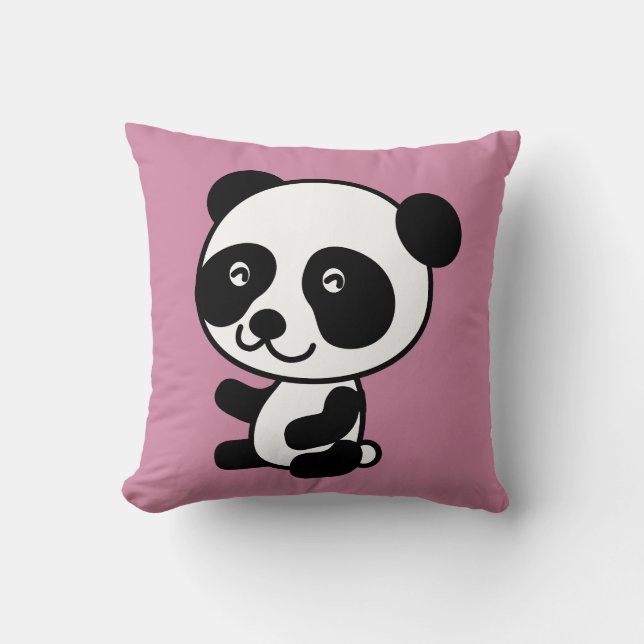 Almofada Travesseiros decorativos de Urso Panda (Frente)
