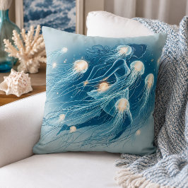 Almofada Travesseiros Decorativos Inspirados em Água-Viva: