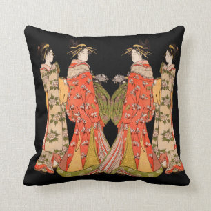 Almofada Travesseiros decorativos japoneses bonitos do