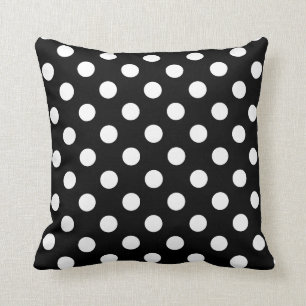 Almofada Travesseiros decorativos preto e branco das