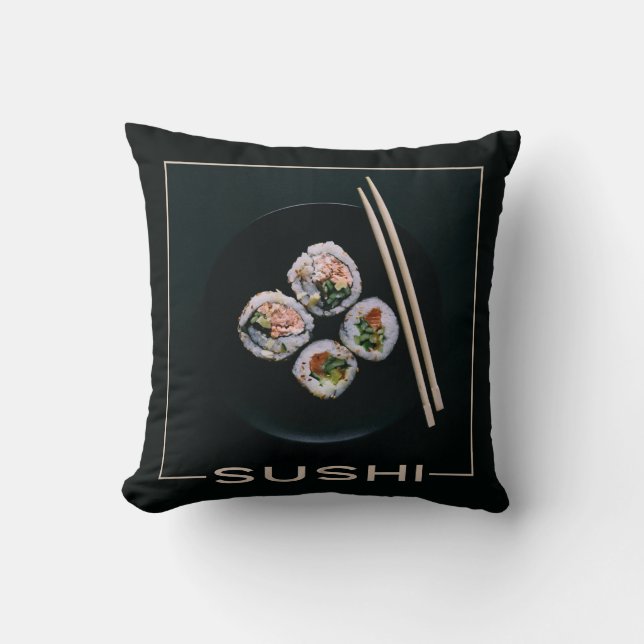 Almofada Travesseiros decorativos Sushi (Frente)