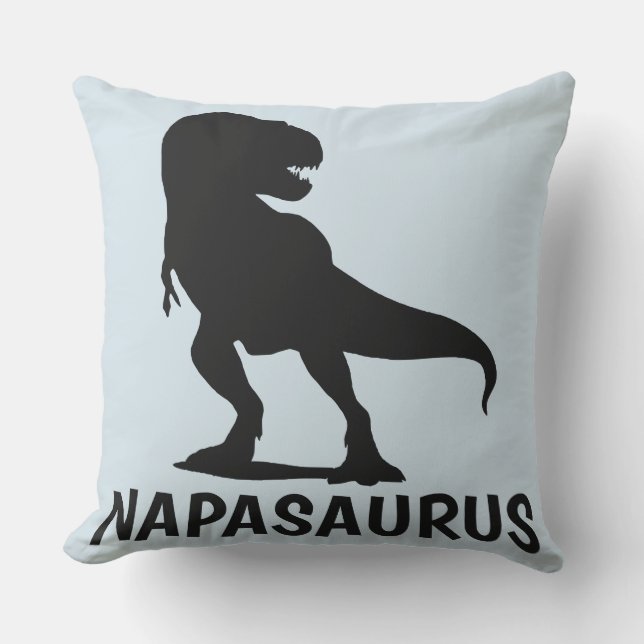 Almofada Travesseiros Dinossauros Engraçados, NAPASAURUS (Frente)