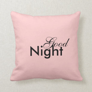 Almofada Travesseiros do bom dia/boa noite