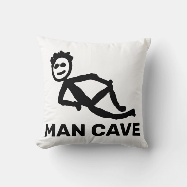 ALMOFADA TRAVESSEIROS DO HOMEM CAVE (Frente)