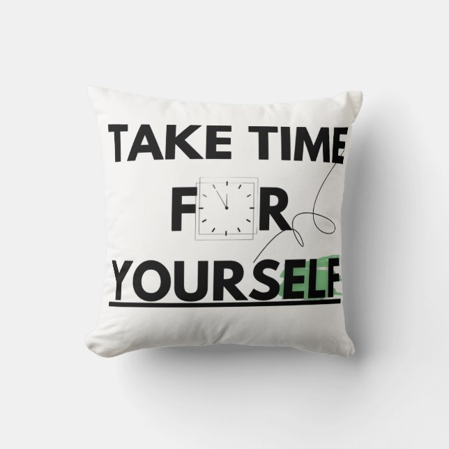 Almofada Travesseiros e pousadas demorem tempo para si (Frente)