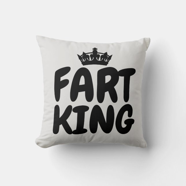 ALMOFADA TRAVESSEIROS ENGRAÇADOS DE FART KING (Frente)
