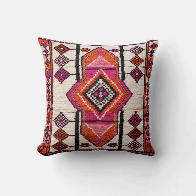 Almofada Travesseiros Kilim: Tesouros artesanais para sua c (Frente)