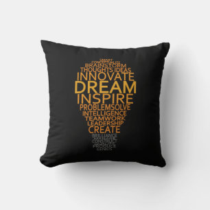 Almofada Travesseiros personalizados da lâmpada Inspiracion