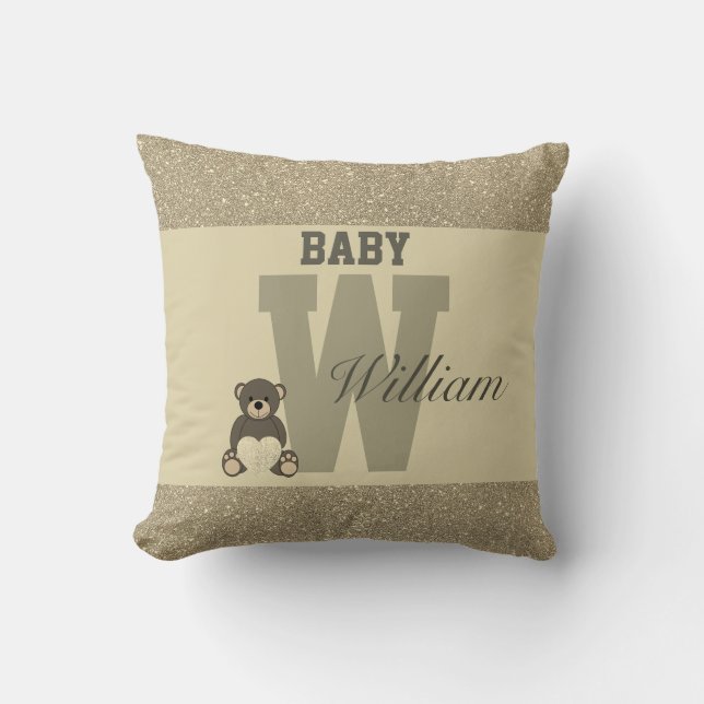 Almofada Travesseiros personalizados da tipografia (Frente)