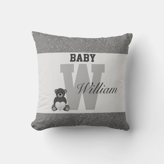 Almofada Travesseiros personalizados da tipografia (Frente)