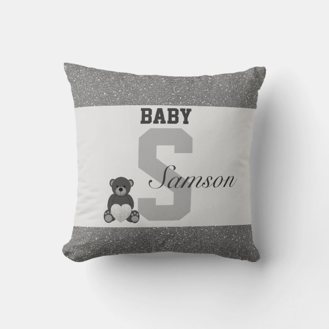 Almofada Travesseiros personalizados da tipografia (Frente)