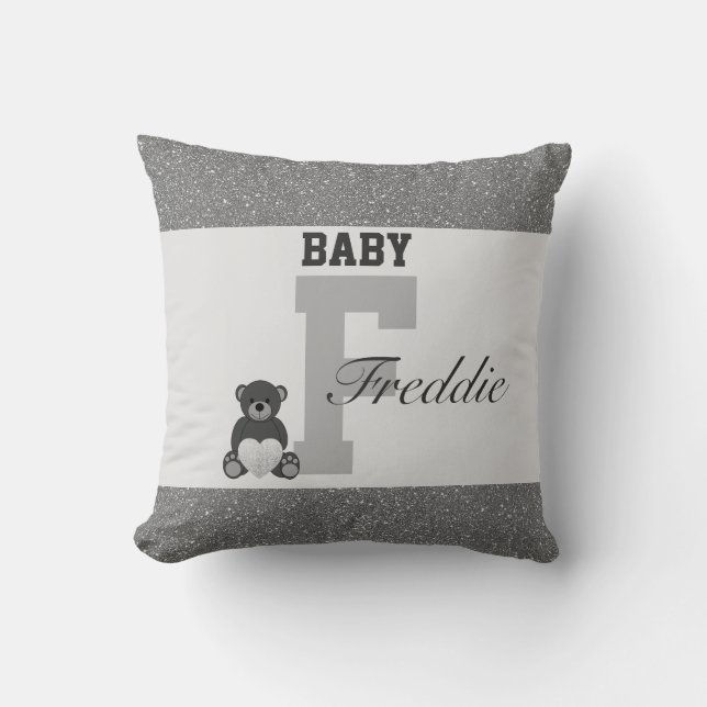 Almofada Travesseiros personalizados da tipografia (Frente)