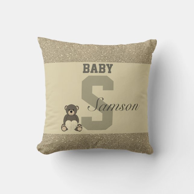 Almofada Travesseiros personalizados da tipografia (Frente)