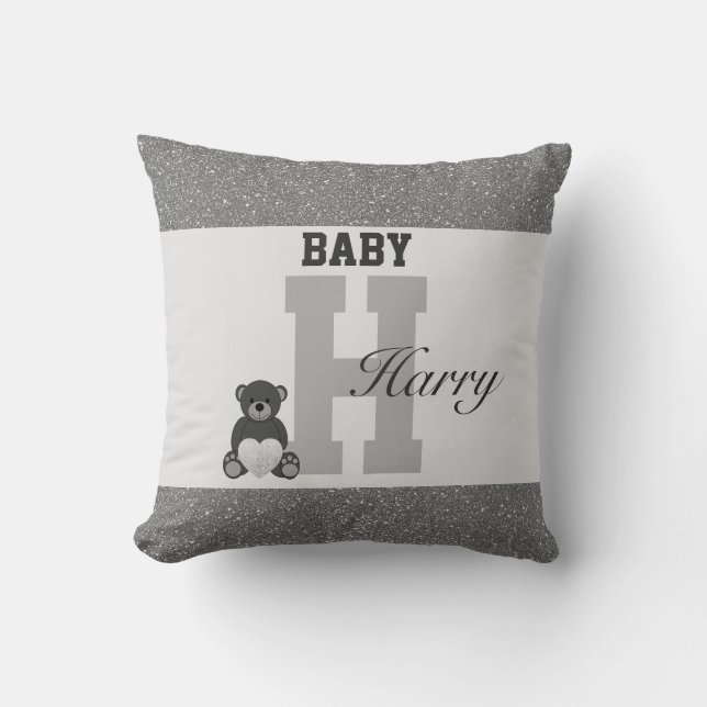 Almofada Travesseiros personalizados da tipografia (Frente)