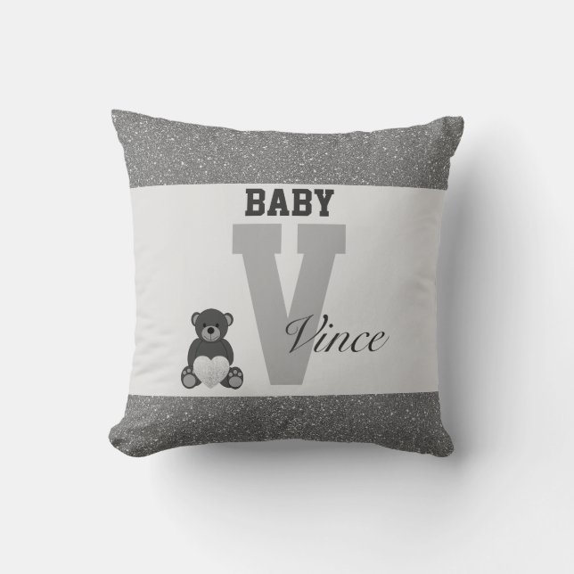 Almofada Travesseiros personalizados da tipografia (Frente)