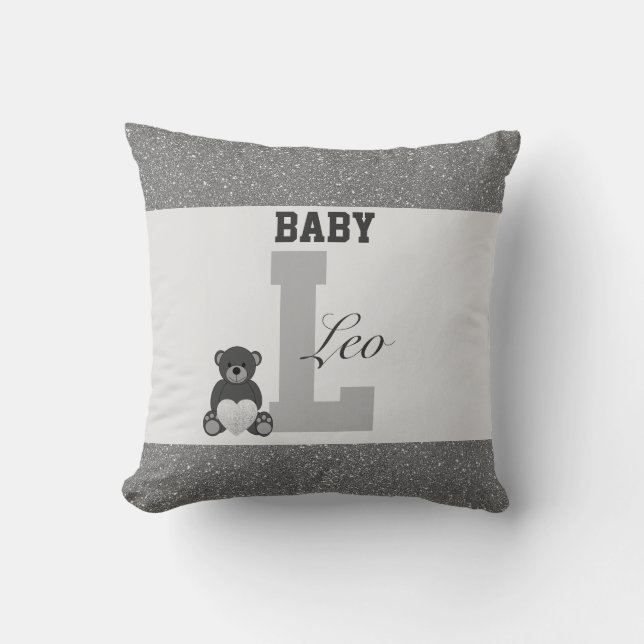 Almofada Travesseiros personalizados da tipografia (Frente)