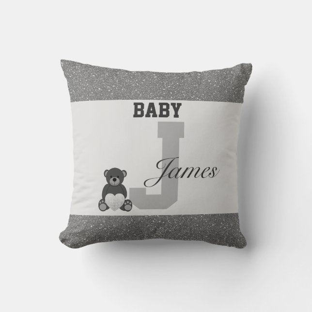 Almofada Travesseiros personalizados da tipografia (Frente)