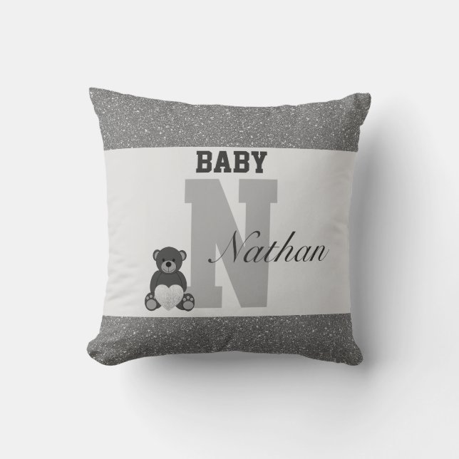 Almofada Travesseiros personalizados da tipografia (Frente)