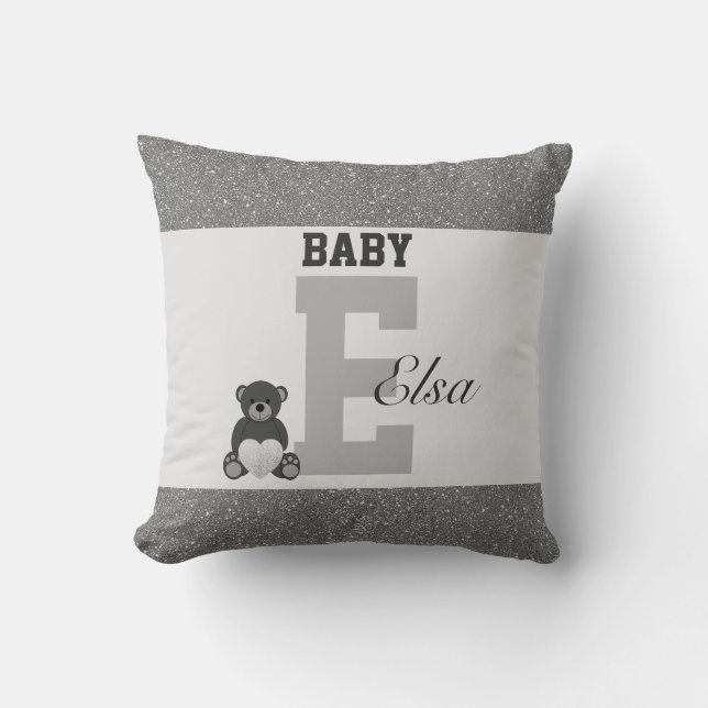 Almofada Travesseiros personalizados da tipografia (Frente)