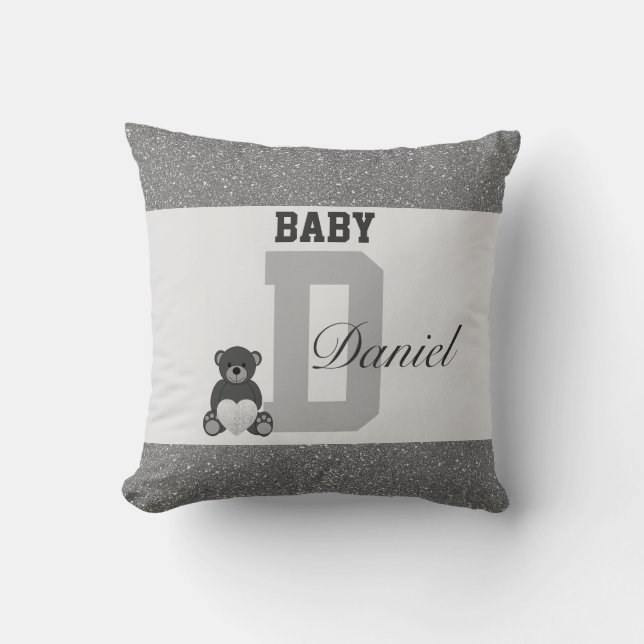 Almofada Travesseiros personalizados da tipografia (Frente)