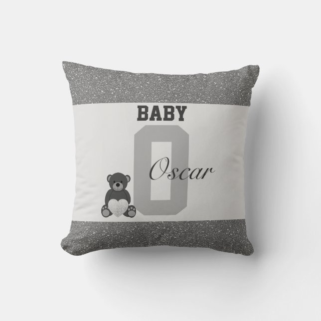 Almofada Travesseiros personalizados da tipografia (Frente)